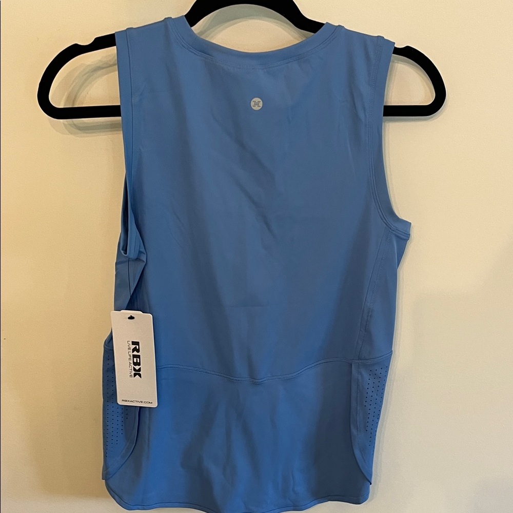 RBX Women's Light Blue Muscle Tee - Picture 3 of 4
